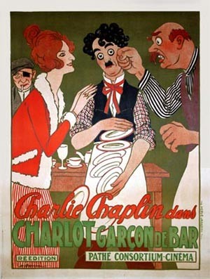 Charlot garçon de café